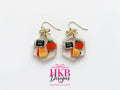 ABC School Days Hexagon Earrings 2.5cm – Schoolhouse Sparkle