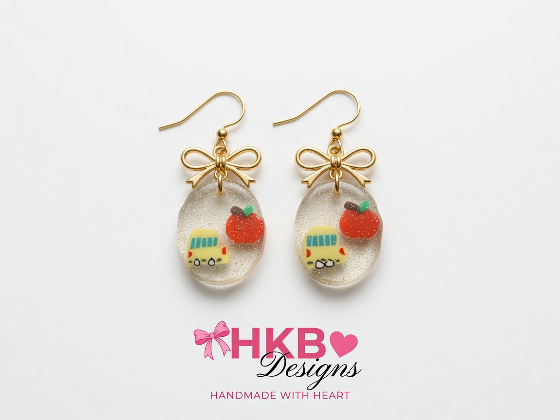 School Days Teardrop Earrings 2cm – Teacher’s Route