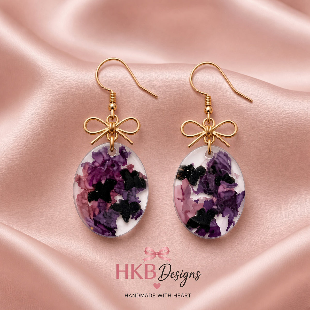 Batty Blooms - Oval