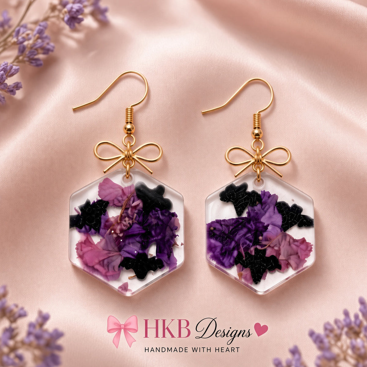 Batty Blooms - Hexagon